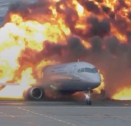 Superjet in Flammen: 41 Menschen starben.