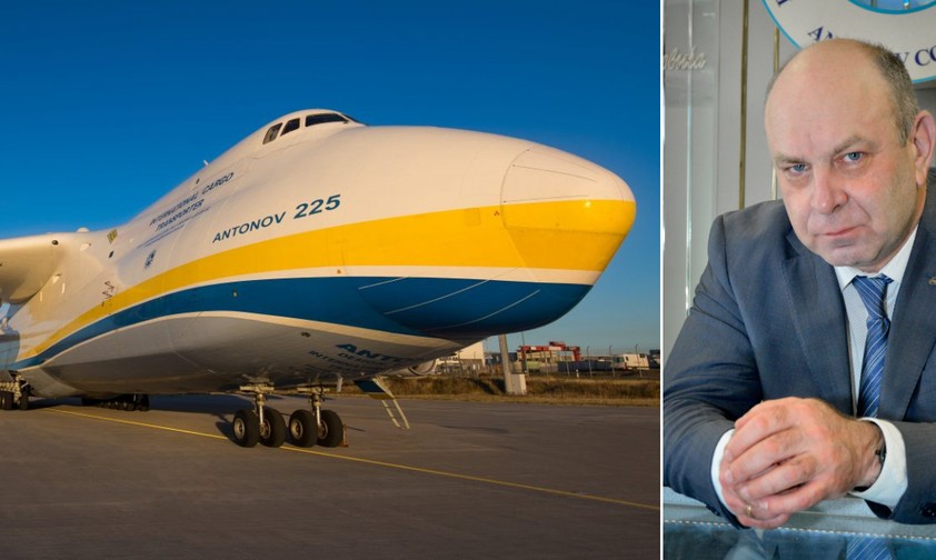 An-225 and Antonov's president Oleksandr Donets.