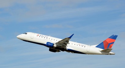 Flugzeug von Delta Connection: Es war knapp.