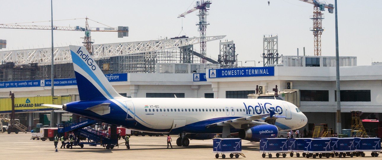 Indigo-Flugzeug in Kolkata: Die Airline hat Lust auf mehr.