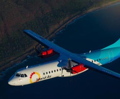 ATR 72 von Island Air: Mit fünf Fliegern bedient die Fluglinie Ziele auf Hawaii.