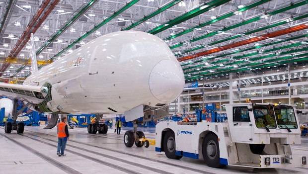 Dreamliner-Montage bei Boeing: Bestellung aus Mexiko.