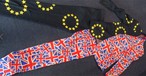 Remain-Kostüm von Michael O'Leary: Verkleiden brachte nichts, der Brexit kommt. Den Anzug des Ryanair-Chefs gibts nun auf Ebay zu kaufen.