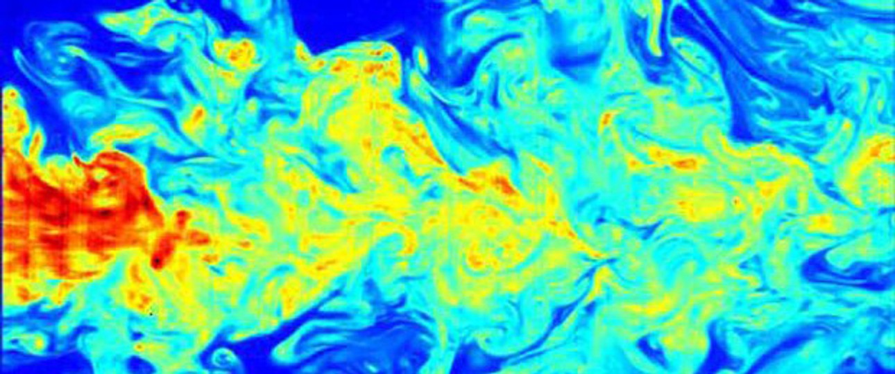 Visualisierte turbulente Luft: Kann zu Gewackele führen.