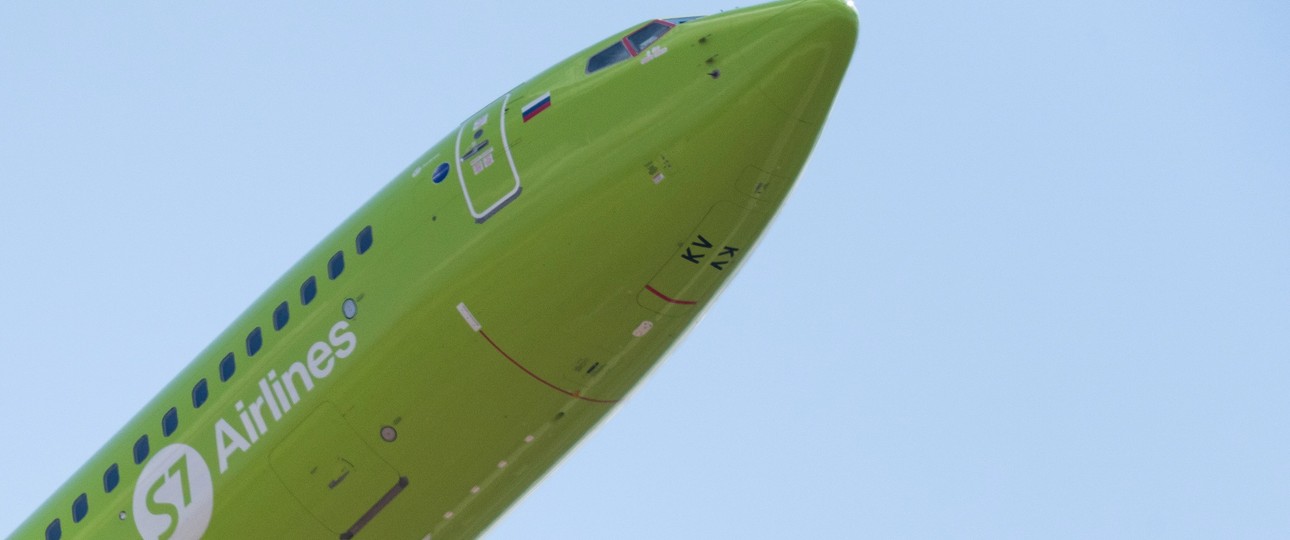 Boeing 737-800 von S7 Airlines: Die Fluglinie nutzt neuerdings den nordkoreanischen Luftraum.