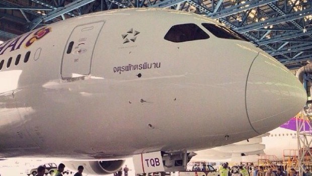 Thai Airways: Platz 19 - Die grösste thailandische Fluggesellschaft hat 61'000 Follower aber recht wenig Rückmeldungen auf ihren Auftritt.