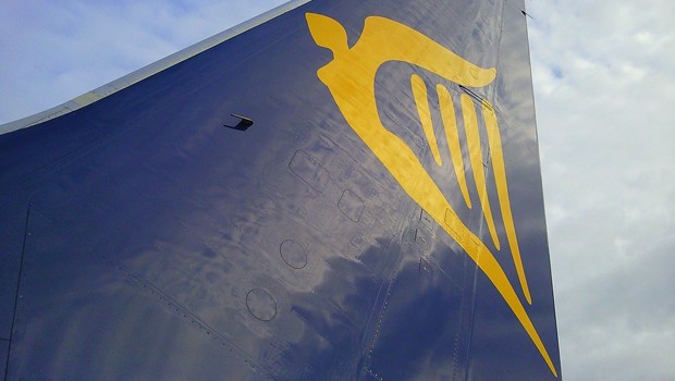 Heckflosse von Ryanair: Die Airline droht Edinburgh.