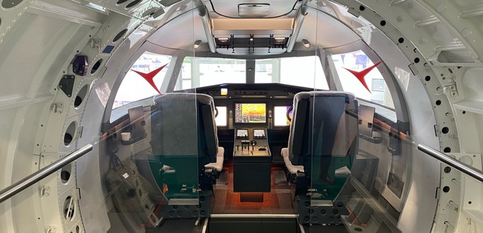 Auch das Cockpit der D328 Eco zeigt Deutsche Aircraft erstmals.