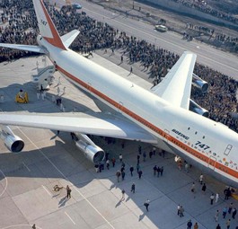 Boeing 747: Erst ab 1970 im Passagiereinsatz.
