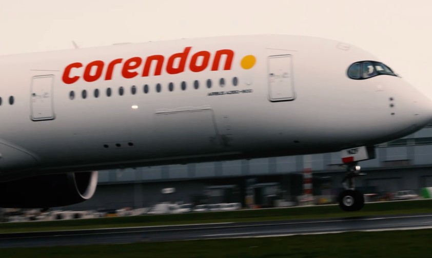 Der gemietete Airbus A350 in einem Video Corendon Dutch: Auf den Geschmack gekommen.