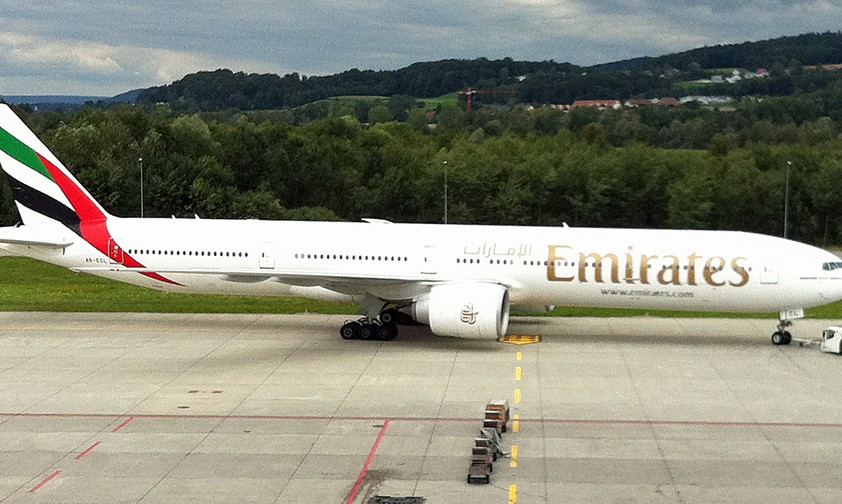 Boeing 777 von Emirates: Zwei Jets dieses Modells waren an dem Vorfall beteiligt.