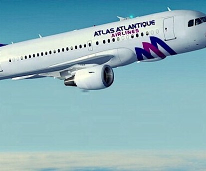 Airbus A319 in den Farben von Atlas Atlantique Airlines: Stehen die Motoren bald still?