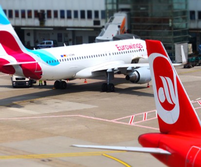 Airbus in Düsseldorf: Eurowings holt Niki an Bord.