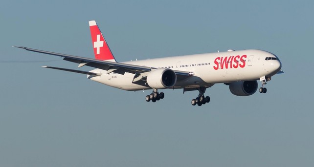 Boeing 777 von Swiss: AN Bord eines solchen Flugzeug ereignete sich der Vorfall.