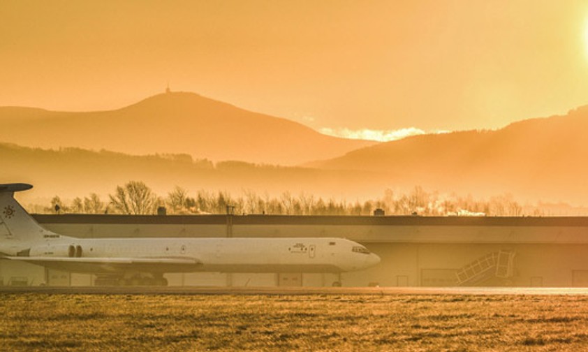 Die Ilyushin IL-62 M, die von Stockholm nach Caracas flog.