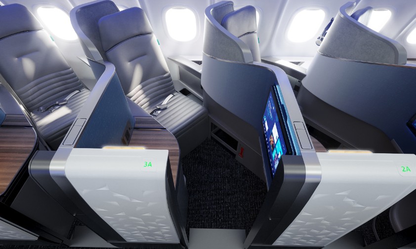 Die Mint-Suite: Im vorderen Teil des Flugzeugs sind 24 Business-Class-Suiten verbaut.