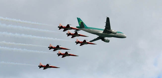 Platz 5 bei den Langstrecken: Aer Lingus bietet auf rund 93 Prozent der Langstreckenflüge drahtloses Internet.
