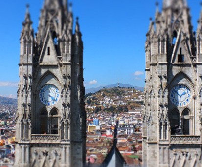 Quito: Höchstgelegene Hauptstadt der Welt.