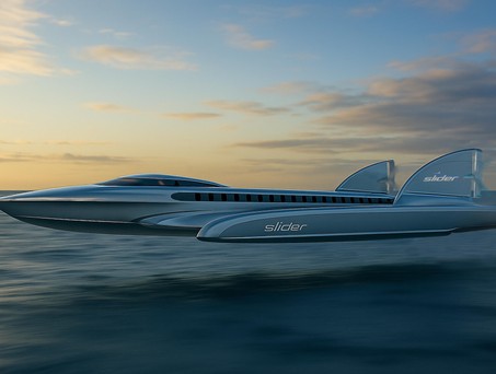 German Slider: So könnte eine 90m Version für 600 Passagiere oder 300 Tonnen Fracht aussehen.