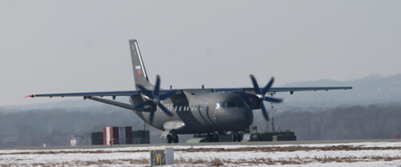 An-140 der russischen Marine: Ein solcher Flieger gehört jetzt der Ukraine.
