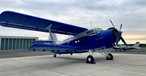 Die Antonov An-2 mit dem Kennzeichen D-FOKY am ...