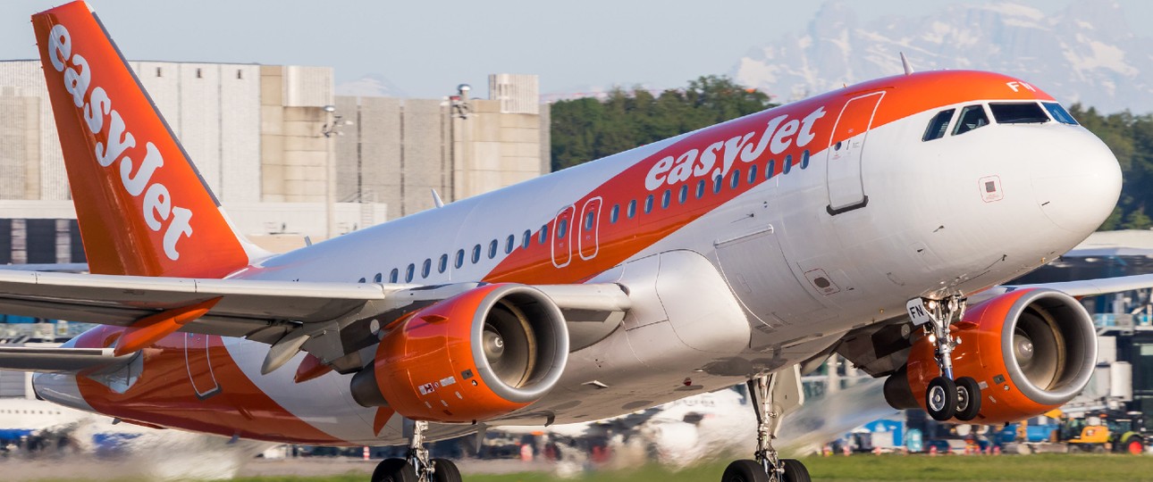 Airbus A319 von Easyjet: Zu klein.