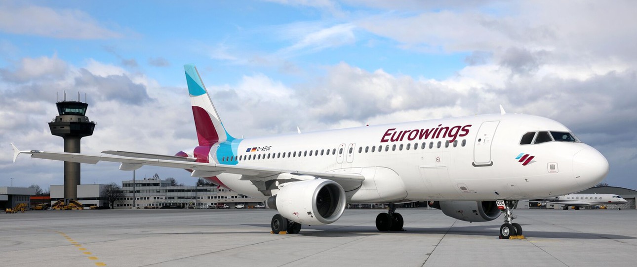 Jet von Eurowings am Flughafen Salzburg: Bald öfter zu sehen.