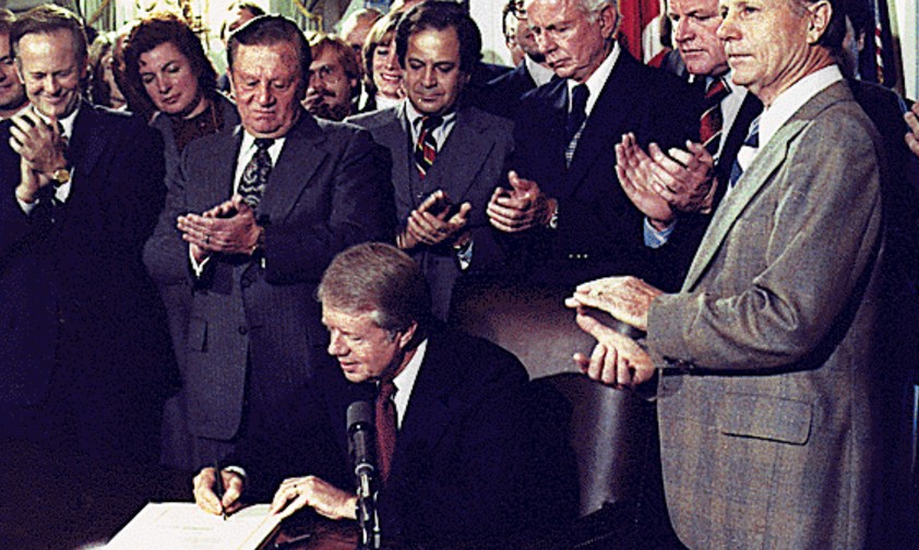 Unterzeichnung des Airline Deregulation Act: Es folgte die große Konsolidierung.