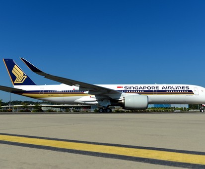 A350-ULR von Singapore Airlines: Bald nach Newark unterwegs.