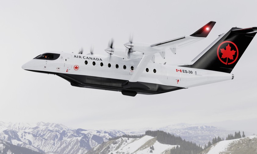 Die ES-30 in den Farben von Air Canada: Die Airline will 30 ...