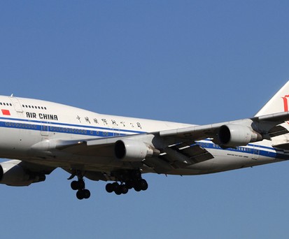Boeing 747 von Air China: Dürfte nur noch in Los Angeles oder New York landen, wenn sie Russland zuvor nicht überflog.