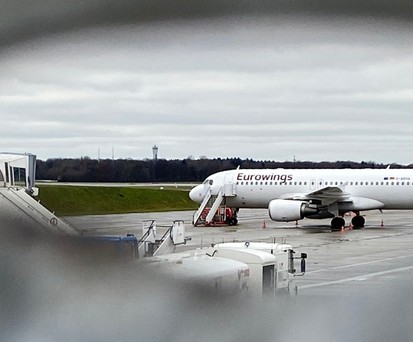 Eurowings-Jet am Flughafen Hamburg: Abbau am Airport der Hansestadt.