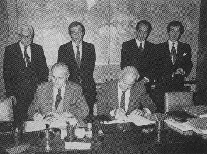 Am 4. November 1981 beschlossen die französische Aérospatiale und die italienische Aeritalia ihre Projekte zusammenzulegen