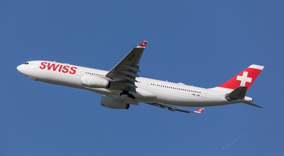 Airbus A330 von Swiss: Passagier benahm sich völlig daneben.