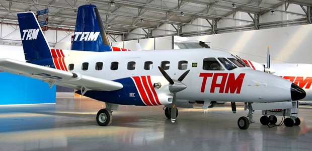 Embraer 110 von TAM: Nur noch ein Museumsstück.