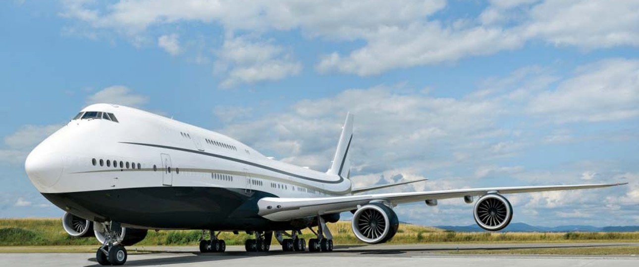 Boeing BBJ 747-8 im Design von Cabinet Alberto Pinto: Richtig edel wird es im Inneren.