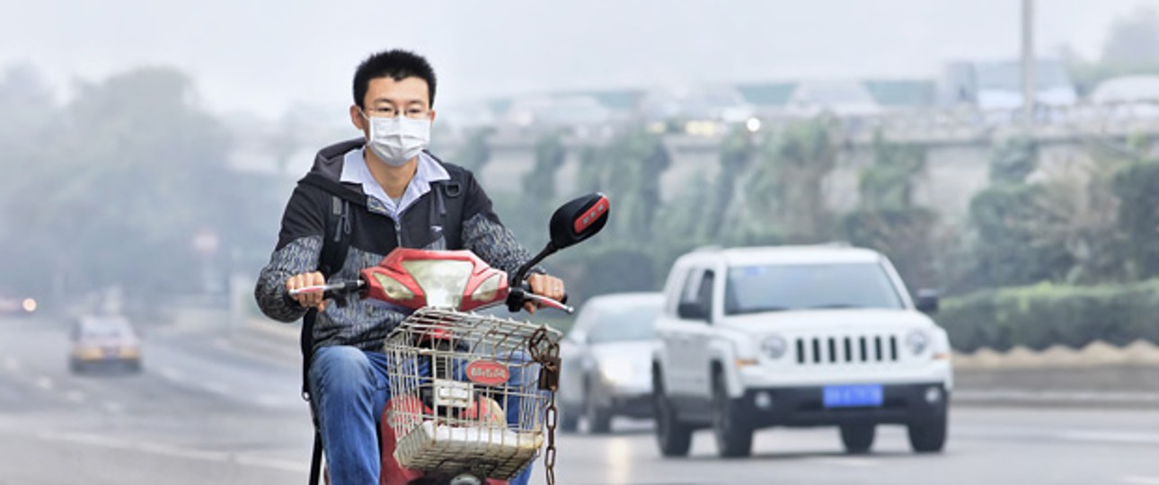 Smog in Peking: Führt zu Verspätungen.