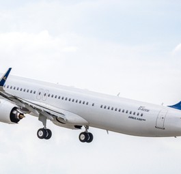 A321 LR von Air Astana (hier bei Testflügen bei Airbus 2019): Mittlerweile zehn erhalten.