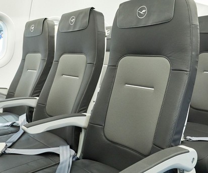 Lufthansas neuer Sitz im Airbus A321 Neo: Startklar.