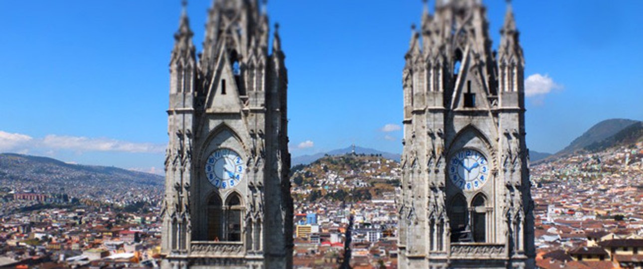 Quito: Höchstgelegene Hauptstadt der Welt.