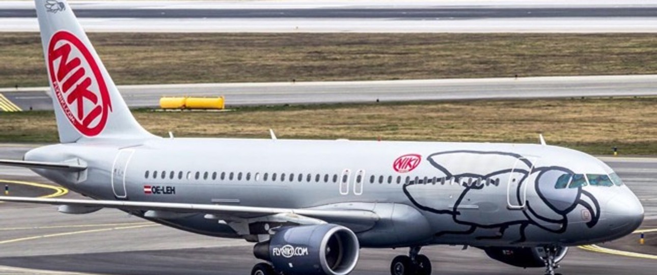 Niki-Flugzeug: Hebt nicht mehr ab.