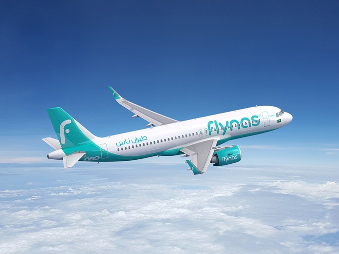 <strong>5. Rang: Flynas,</strong> Suadi-Arabien. 1257 an Lion Air und Avion Express ausgelagerte Flüge im Juni.