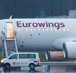 Airbus A320 von Eurowings am Sonntag (18. Februar) ...