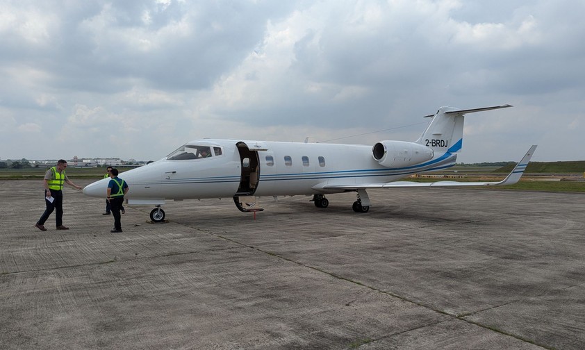 birdie jet guernsey learjet 55