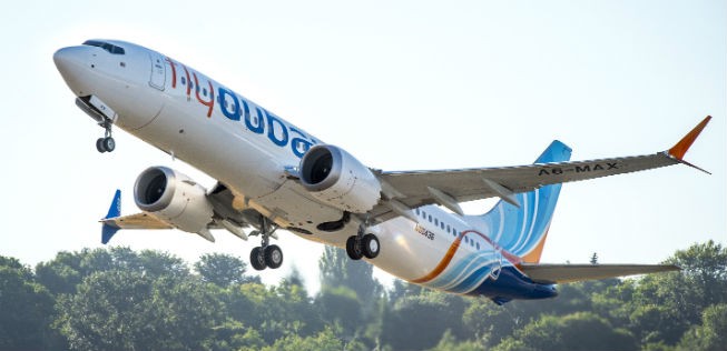 737 Max von Flydubai: Die Airline ist offenbar zufrieden mit dem Flieger.
