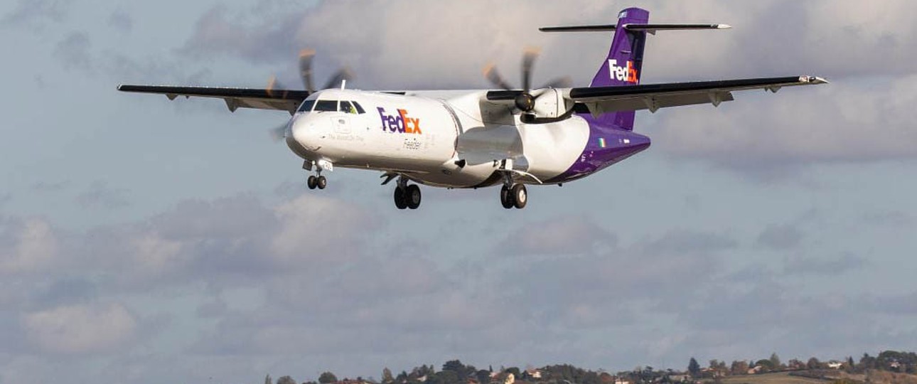 ATR-72-600 F von Fedex: Der amerikanische Logistikriese hat 30 Exemplare bestellt und hält 20 Optionen.