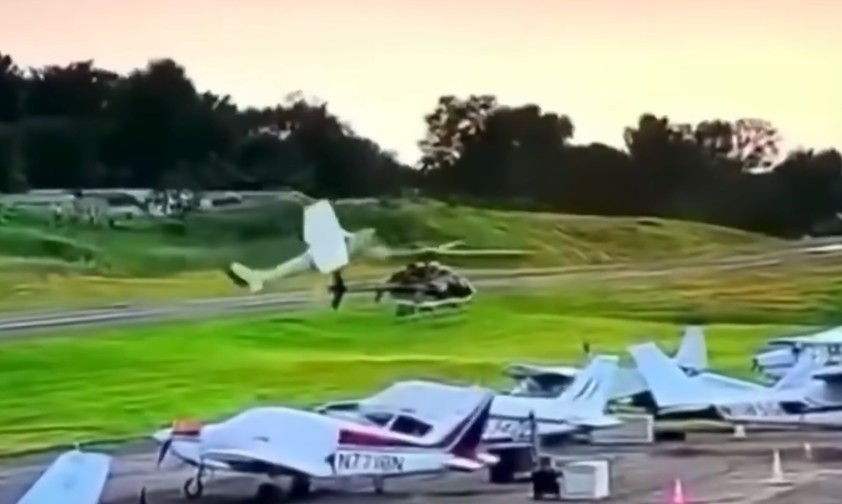 Der Moment bevor das Kleinflugzeug mit dem Helikopter Kollidiert: Jetzt ist der NTSB-Bericht erschienen.