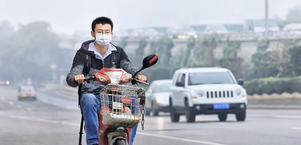 Smog in Peking: Führt zu Verspätungen.