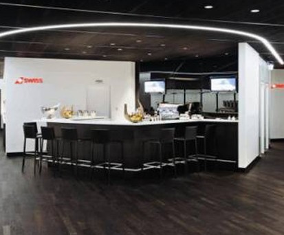 Swiss-Lounge in Zürich: Business- und Firstclass-Passagiere finden hier sogar eigene Zimmer mit Betten.
