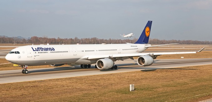 <strong>6. Rang: Airbus A340</strong> - 1526 Stimmen.